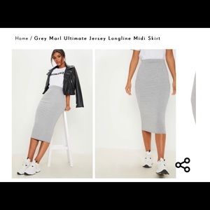 Jersey skirt